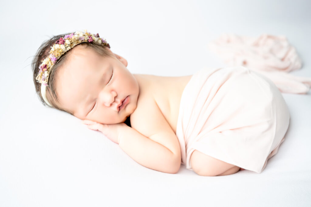 simple white photoshoot