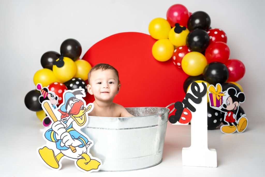 smash cake photoshoot